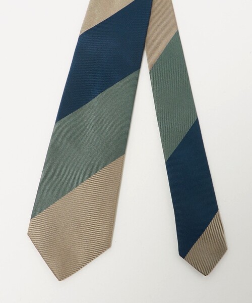 FRANCO BASSI（フランコバッシ）の「＜FRANCO BASSI＞ワイド レジメンタルネクタイ（ネクタイ・メンズ・ブラウン系/ロイヤルブルー・FREE）」の6枚目の写真