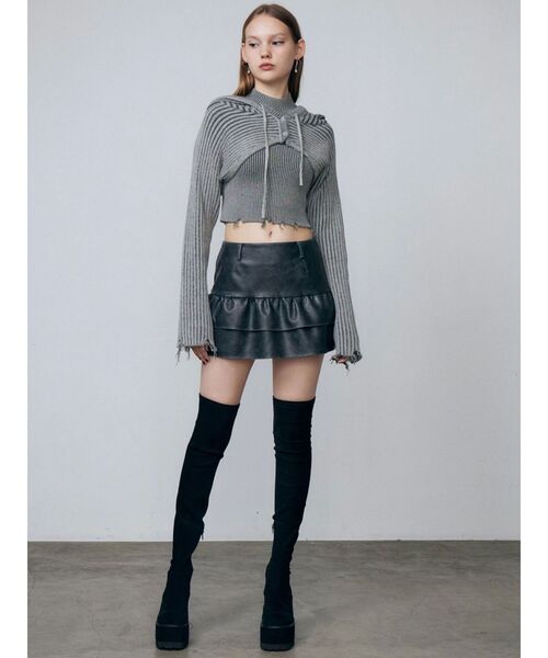 セール】スクエアフィットロングブーツ（ブーツ）｜EMODA（エモダ）の