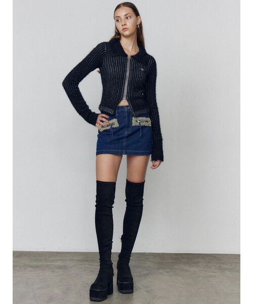 セール】スクエアフィットロングブーツ（ブーツ）｜EMODA