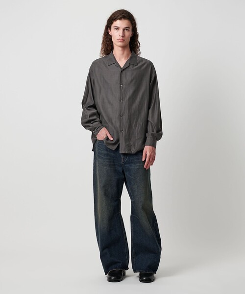 モンキータイム（monkey time）/キュプラ コットン オープンカラー シャツ セール】キュプラ コットン オープンカラー シャツ（シャツ/ブラウス