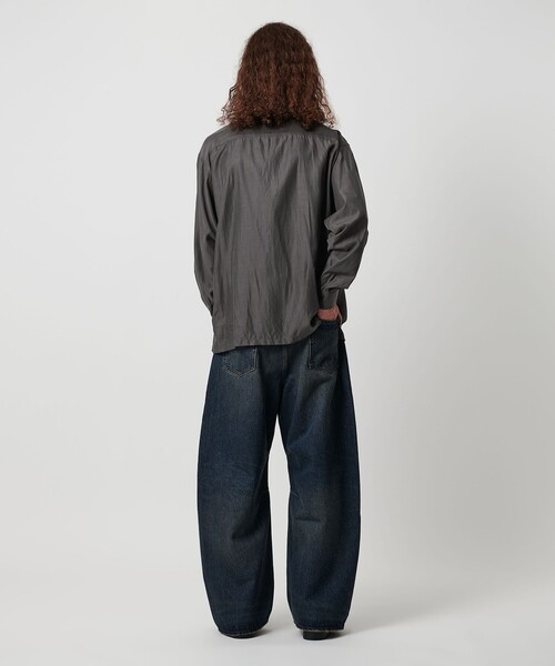 セール】キュプラ コットン オープンカラー シャツ（シャツ/ブラウス