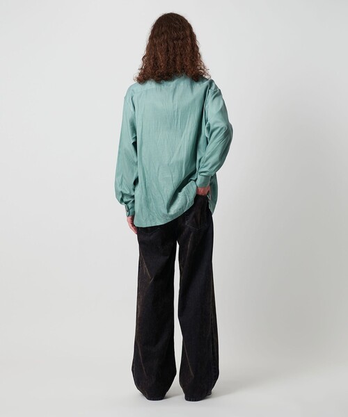 セール】キュプラ コットン オープンカラー シャツ（シャツ/ブラウス