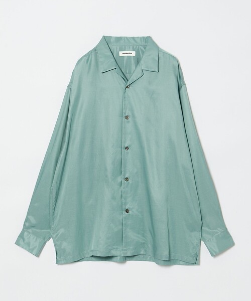 セール】キュプラ コットン オープンカラー シャツ（シャツ/ブラウス