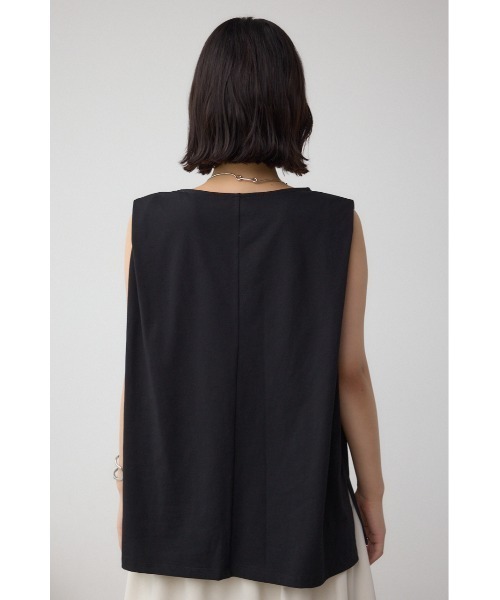 AZUL by moussy(アズールバイマウジー)の「C/T冷感フォトプリントノースリーブTシャツ(Tシャツ/カットソー・レディース・ブラック/ライトベージュ/オフホワイト・FREE)」の21枚目の写真