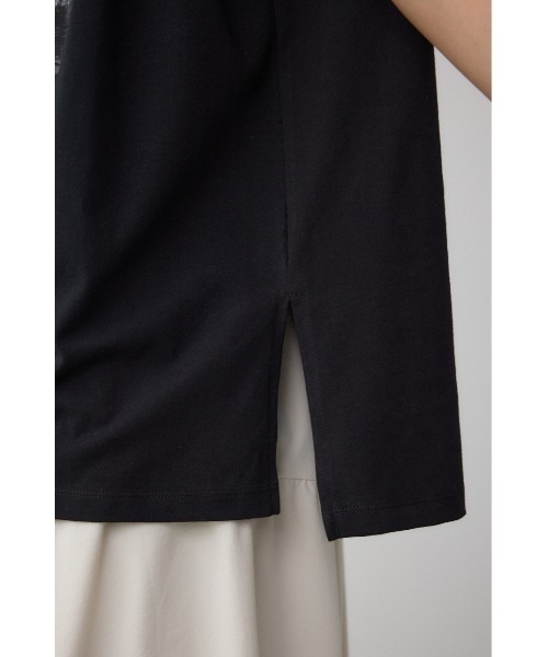 AZUL by moussy(アズールバイマウジー)の「C/T冷感フォトプリントノースリーブTシャツ(Tシャツ/カットソー・レディース・ブラック/ライトベージュ/オフホワイト・FREE)」の17枚目の写真
