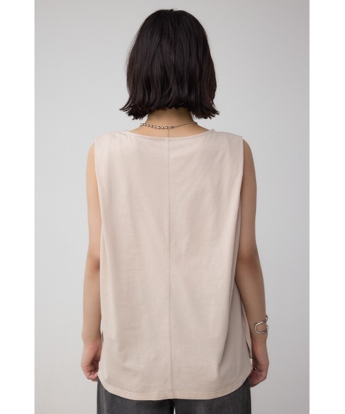 AZUL by moussy(アズールバイマウジー)の「C/T冷感フォトプリントノースリーブTシャツ(Tシャツ/カットソー・レディース・ブラック/ライトベージュ/オフホワイト・FREE)」の10枚目の写真