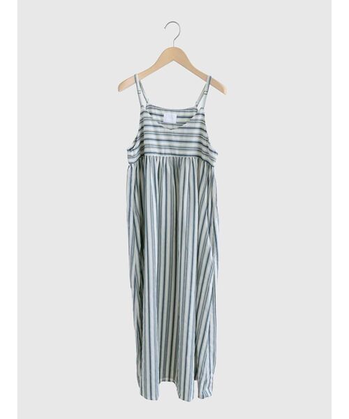 FIKA.(フィーカ)の「Stripe cotton cami onepiece(ワンピース・レディース・ベージュ系/ネイビー・MEDIUM)」の22枚目の写真