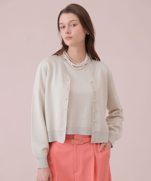 ANAYI（アナイ）の「ボリュームパールショートネックレス（ネックレス・レディース・オフホワイト・FREE）」の2枚目の写真