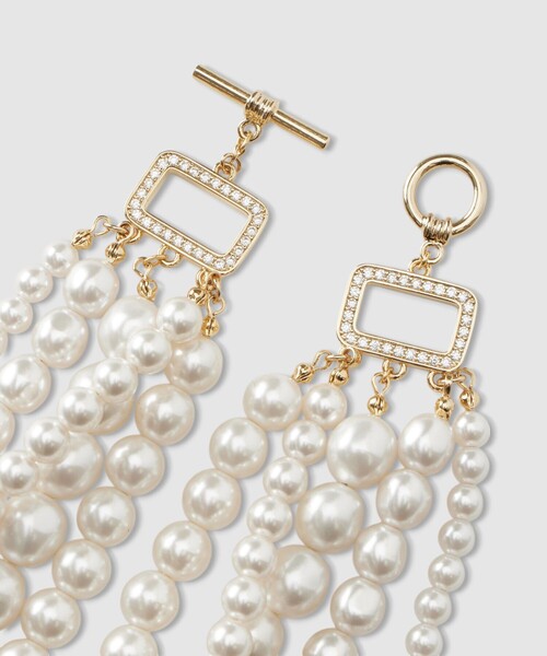 ANAYI（アナイ）の「ボリュームパールショートネックレス（ネックレス・レディース・オフホワイト・FREE）」の6枚目の写真