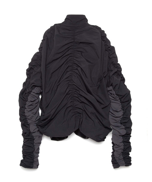 yoshiokubo(ヨシオクボ)の「yoshiokubo ヨシオクボ / BIND FLEECE BLOUSON 撥水バインドフリースリバーシブルブルゾン / YKF25517(ブルゾン・メンズ・ブラック・FREE)」の6枚目の写真