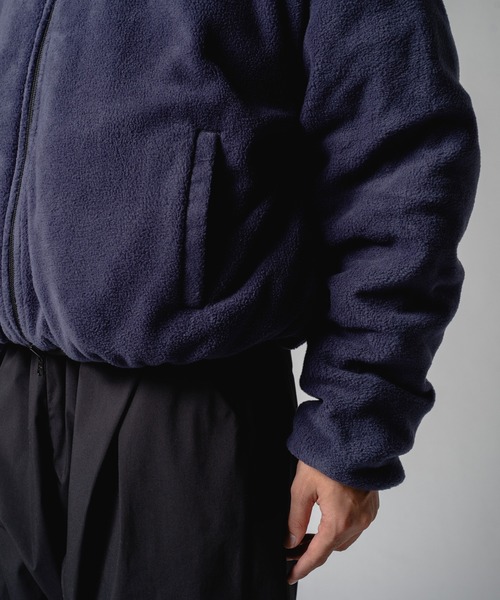yoshiokubo(ヨシオクボ)の「yoshiokubo ヨシオクボ / BIND FLEECE BLOUSON 撥水バインドフリースリバーシブルブルゾン / YKF25517(ブルゾン・メンズ・ブラック・FREE)」の19枚目の写真