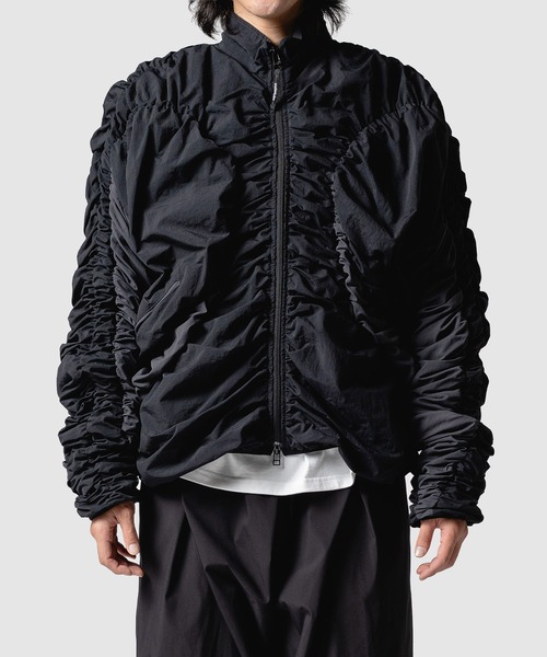 yoshiokubo(ヨシオクボ)の「yoshiokubo ヨシオクボ / BIND FLEECE BLOUSON 撥水バインドフリースリバーシブルブルゾン / YKF25517(ブルゾン・メンズ・ブラック・FREE)」の9枚目の写真