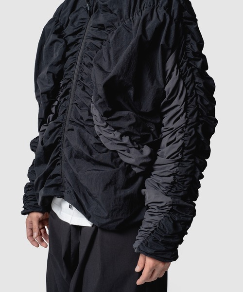 yoshiokubo(ヨシオクボ)の「yoshiokubo ヨシオクボ / BIND FLEECE BLOUSON 撥水バインドフリースリバーシブルブルゾン / YKF25517(ブルゾン・メンズ・ブラック・FREE)」の13枚目の写真