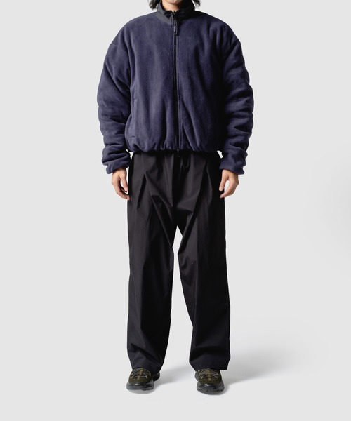 yoshiokubo(ヨシオクボ)の「yoshiokubo ヨシオクボ / BIND FLEECE BLOUSON 撥水バインドフリースリバーシブルブルゾン / YKF25517(ブルゾン・メンズ・ブラック・FREE)」の16枚目の写真