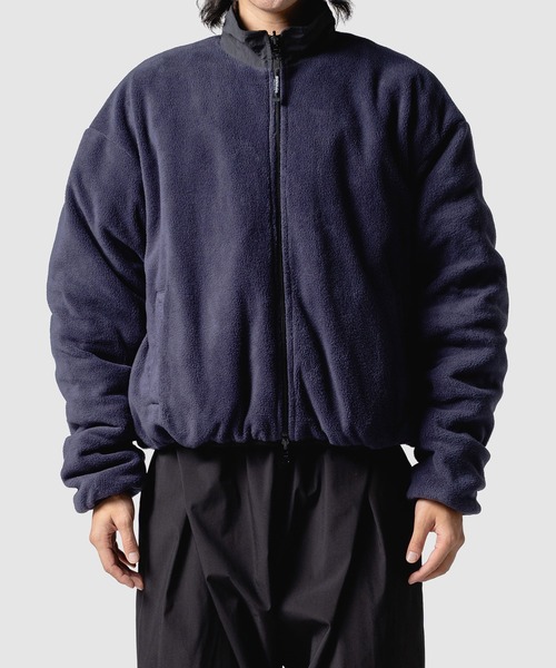 yoshiokubo(ヨシオクボ)の「yoshiokubo ヨシオクボ / BIND FLEECE BLOUSON 撥水バインドフリースリバーシブルブルゾン / YKF25517(ブルゾン・メンズ・ブラック・FREE)」の15枚目の写真