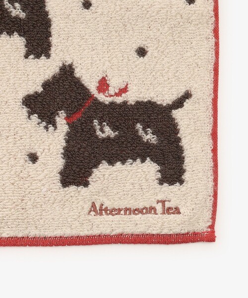 Afternoon Tea（アフタヌーンティー）の「テリアドッグミニタオル（ハンカチ/ハンドタオル・レディース・アイボリー・ONE SIZE）」の3枚目の写真