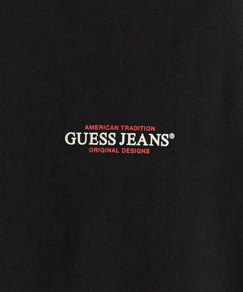GUESS JEANS（ゲスジーンズ）の「GUESS JEANS/ゲスジーンズ GJ SS CN SLIM AMERICAN TR TEE Tシャツ（Tシャツ/カットソー・メンズ・ブラック・L/M/S）」の6枚目の写真