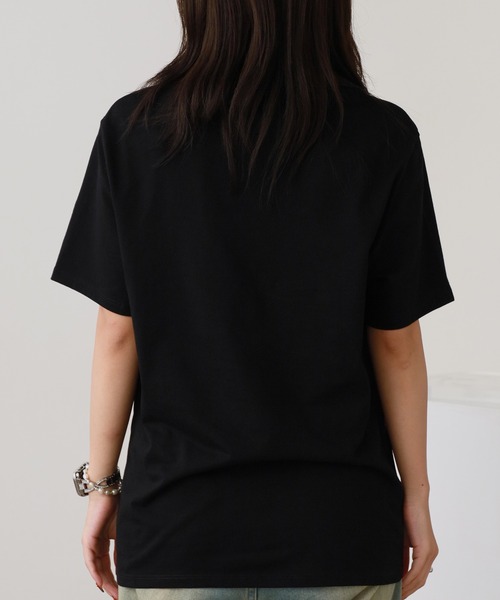 GUESS JEANS（ゲスジーンズ）の「GUESS JEANS/ゲスジーンズ GJ SS CN SLIM AMERICAN TR TEE Tシャツ（Tシャツ/カットソー・メンズ・ブラック・L/M/S）」の17枚目の写真