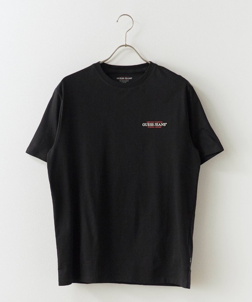 GUESS JEANS（ゲスジーンズ）の「GUESS JEANS/ゲスジーンズ GJ SS CN SLIM AMERICAN TR TEE Tシャツ（Tシャツ/カットソー・メンズ・ブラック・L/M/S）」の8枚目の写真