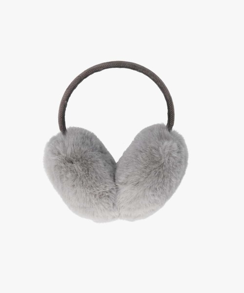 OVERRIDE（オーバーライド）の「OVERRIDE  CORD FAKEFUR EARMUFF SGP / オーバーライド（イヤーマフ・レディース・ブラック/グレー/ブルー/ベージュ/ホワイト・57~59cm）」の14枚目の写真