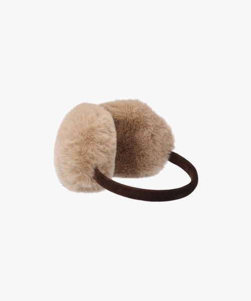 OVERRIDE（オーバーライド）の「OVERRIDE  CORD FAKEFUR EARMUFF SGP / オーバーライド（イヤーマフ・レディース・ブラック/グレー/ブルー/ベージュ/ホワイト・57~59cm）」の19枚目の写真