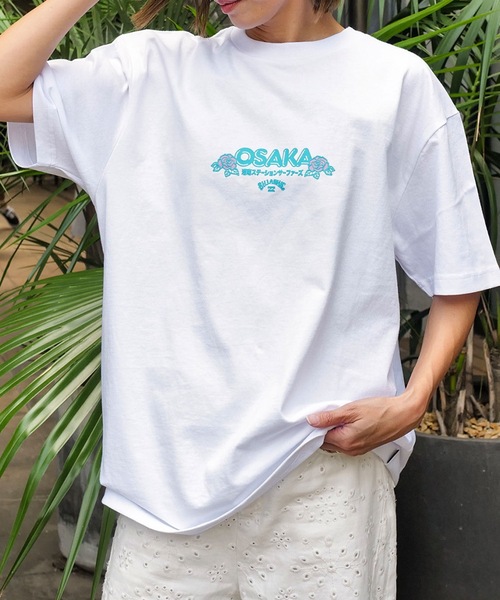 BILLABONG(ビラボン)の「BILLABONG メンズ DESTINATION OSAKA Tシャツ 【2025年秋冬モデル】/ビラボンSHONAN STATION SURFERS大阪グラフィック半袖Tシャツ(Tシャツ/カットソー・メンズ・ホワイト/ブラック・LARGE/MEDIUM/X-LARGE)」の18枚目の写真