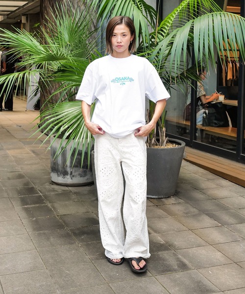 BILLABONG(ビラボン)の「BILLABONG メンズ DESTINATION OSAKA Tシャツ 【2025年秋冬モデル】/ビラボンSHONAN STATION SURFERS大阪グラフィック半袖Tシャツ(Tシャツ/カットソー・メンズ・ホワイト/ブラック・LARGE/MEDIUM/X-LARGE)」の22枚目の写真