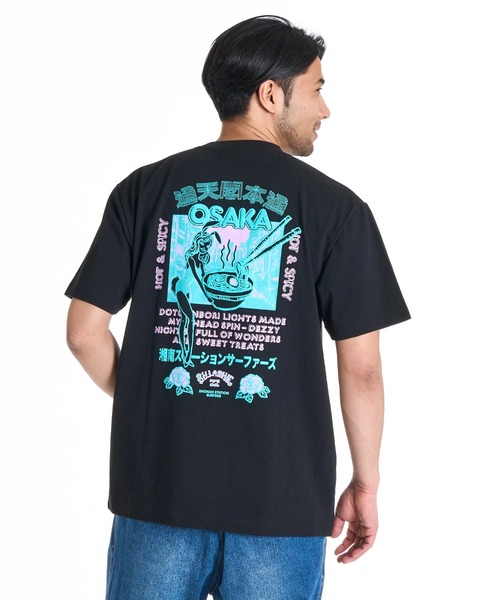 BILLABONG(ビラボン)の「BILLABONG メンズ DESTINATION OSAKA Tシャツ 【2025年秋冬モデル】/ビラボンSHONAN STATION SURFERS大阪グラフィック半袖Tシャツ(Tシャツ/カットソー・メンズ・ホワイト/ブラック・LARGE/MEDIUM/X-LARGE)」の11枚目の写真