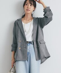 un dix cors スタンドショートコート ヘリンボーンショートコート | un dix cors(アンディコール