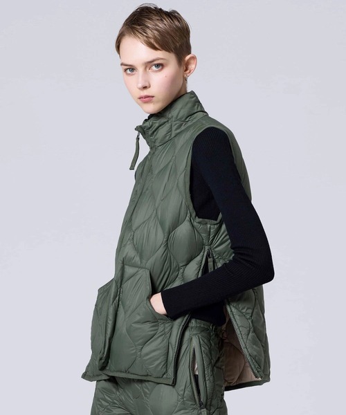 TAION(タイオン)】〈ユニセックス〉ミリタリー ハイネックWジップ