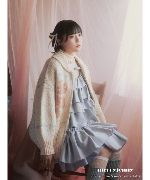 merry jenny（メリージェニー）の「ホイップクリームミニワンピース