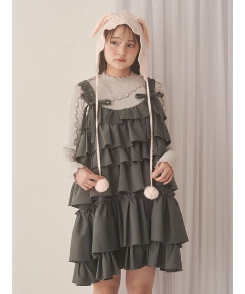 ホイップクリームミニワンピース（ワンピース）｜merry jenny（メリー