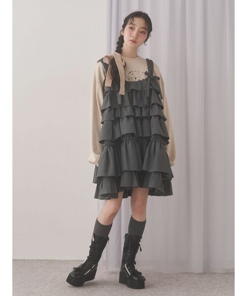 c*a様 タグ付 新品 merry jenny ホイップクリームミニワンピース merry jenny ワンピース ホイップクリームミニワンピース : ZOZOTOWN