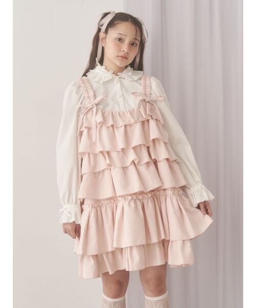 ホイップクリームミニワンピース（ワンピース）｜merry jenny（メリー