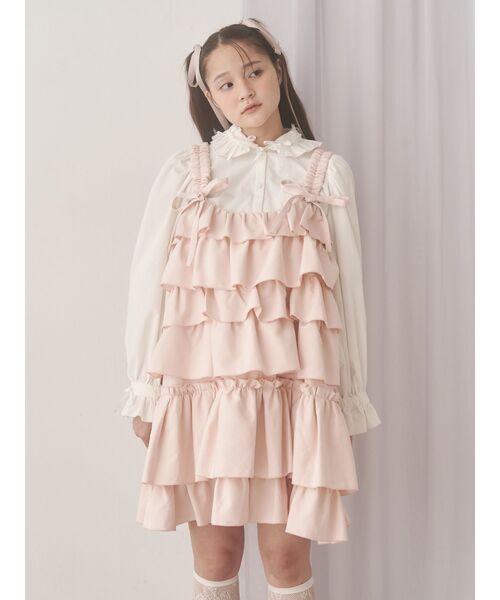 merry jenny ホイップクリームミニワンピース セール】ホイップクリームミニワンピース（ワンピース）｜merry jenny