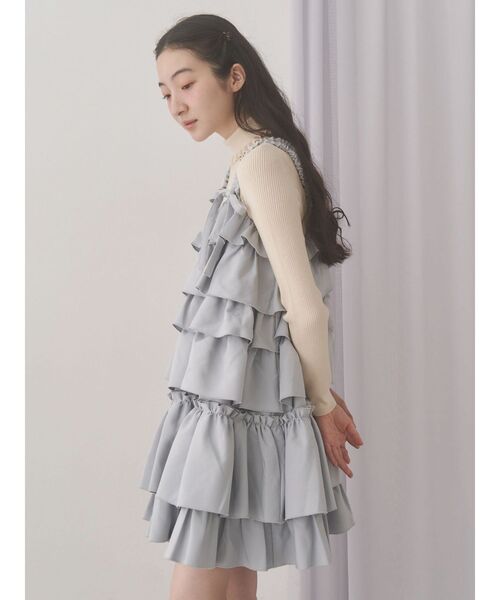 ホイップクリームミニワンピース（ワンピース）｜merry jenny（メリー