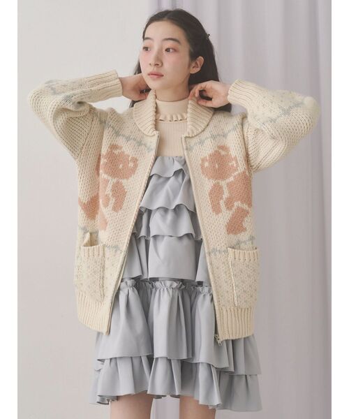 セール】ホイップクリームミニワンピース（ワンピース）｜merry jenny