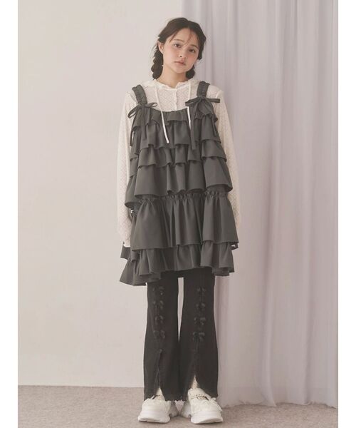 ホイップクリームミニワンピース（ワンピース）｜merry jenny（メリー