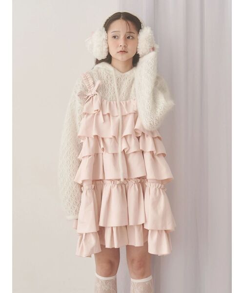 ホイップクリームミニワンピース（ワンピース）｜merry jenny（メリー