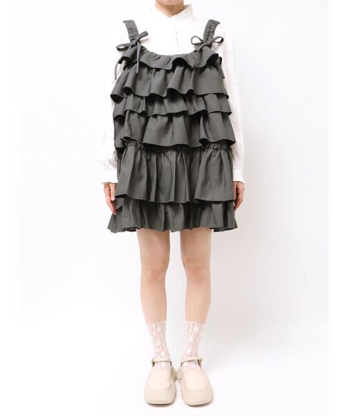 ホイップクリームミニワンピース（ワンピース）｜merry jenny（メリー