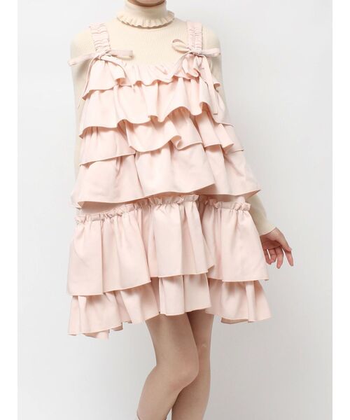 ホイップクリームミニワンピース（ワンピース）｜merry jenny（メリー