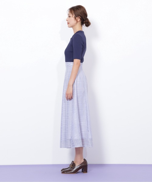 JILL by JILL STUART（ジルバイジルスチュアート）の「◇ポロ衿ドッキングワンピース（ワンピース・レディース・ブラック/ホワイト/ネイビー・FREE）」の11枚目の写真