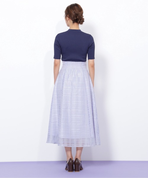 JILL by JILL STUART（ジルバイジルスチュアート）の「◇ポロ衿ドッキングワンピース（ワンピース・レディース・ブラック/ホワイト/ネイビー・FREE）」の12枚目の写真