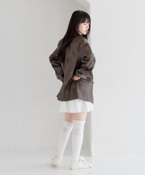 Heather（ヘザー）の「Wリボンフラットスニーカー　587741（スニーカー・レディース・ブラウン/アイボリー・M/L）」の3枚目の写真