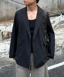 ADAMASTE(A_}Xg)double twill tailored jacket - _ucCe[[hWPbg(e[[hWPbg)