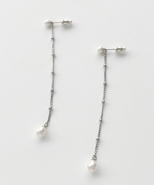 CAROLINA GLASER(カロリナ グレイサー)の「susui / パールピアス(ピアス(両耳用)・レディース・シルバー・ONE SIZE)」の4枚目の写真