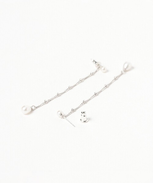 CAROLINA GLASER(カロリナ グレイサー)の「susui / パールピアス(ピアス(両耳用)・レディース・シルバー・ONE SIZE)」の7枚目の写真