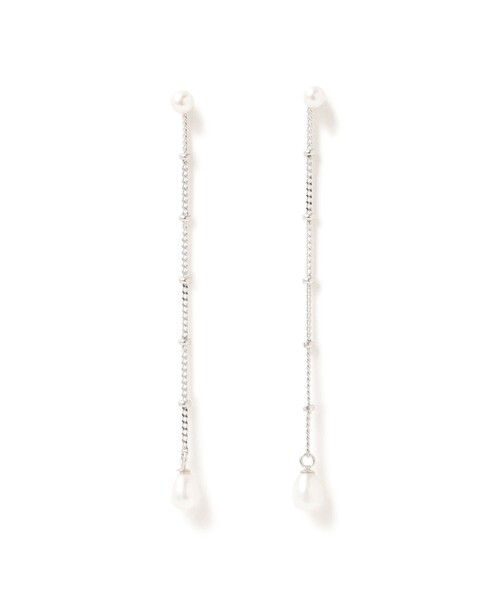 CAROLINA GLASER(カロリナ グレイサー)の「susui / パールピアス(ピアス(両耳用)・レディース・シルバー・ONE SIZE)」の3枚目の写真