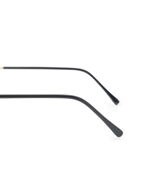 SHOO・LA・RUE(シューラルー)の「【ブルーライトカット】長モダンメタルメガネ(サングラス・レディース・ゴールド/ブロンズ・00)」の5枚目の写真