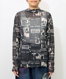 ScoLar | 153603：ラメニットソー3柄展開インナーT(Tシャツ/カットソー)